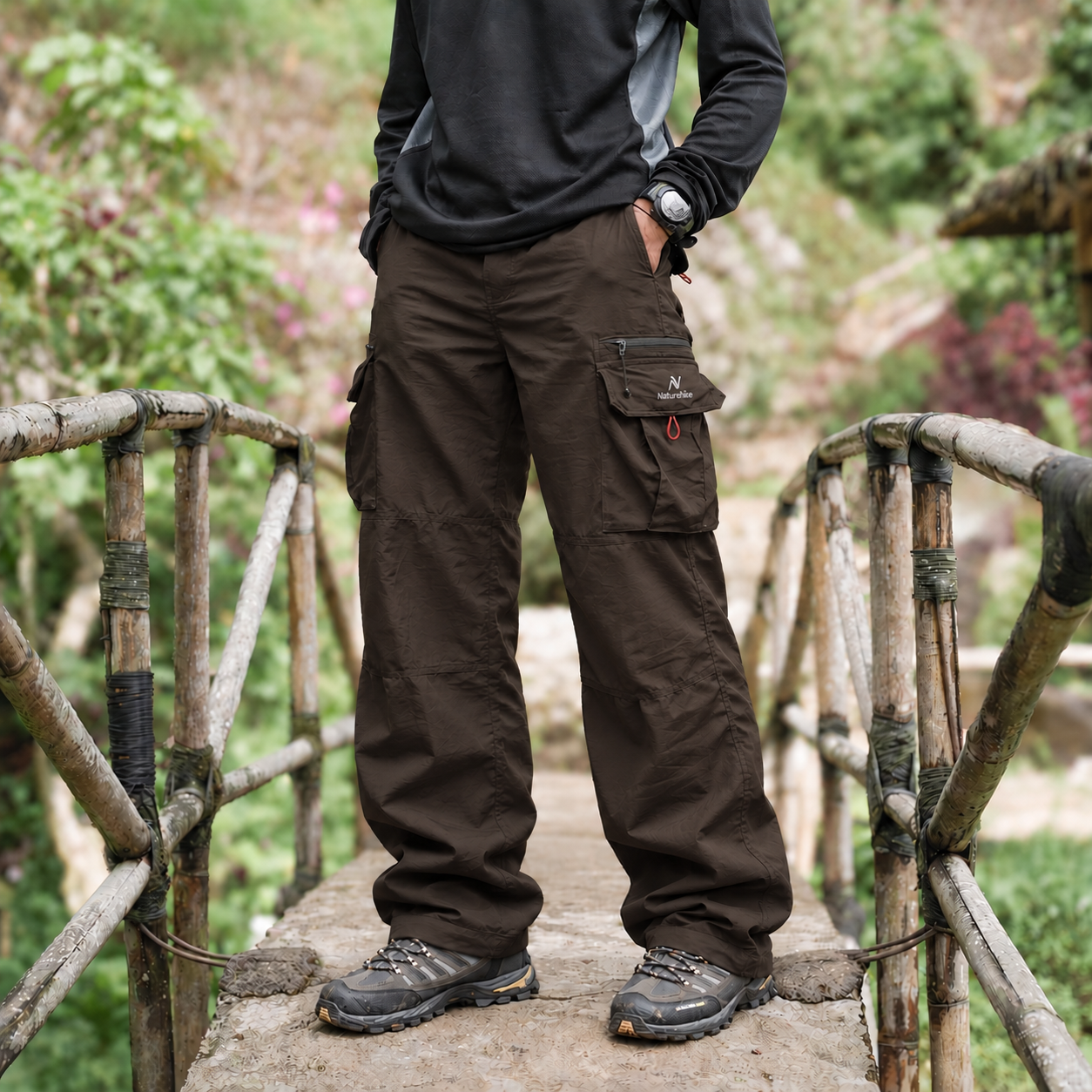 Dark Brown ChiActive Trail Cargo Pants
